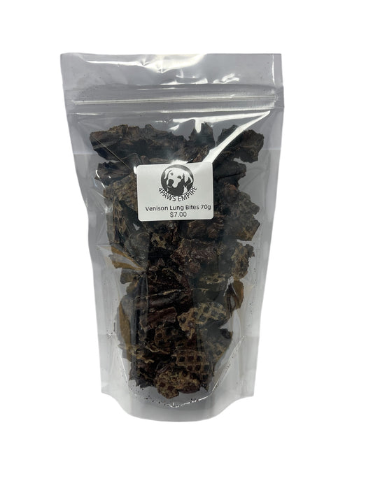 Venison Lung Bites 70g image 1